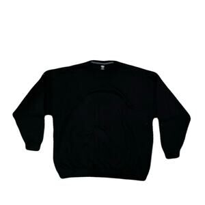 Black crewneck Mens Sweater Size 3XL